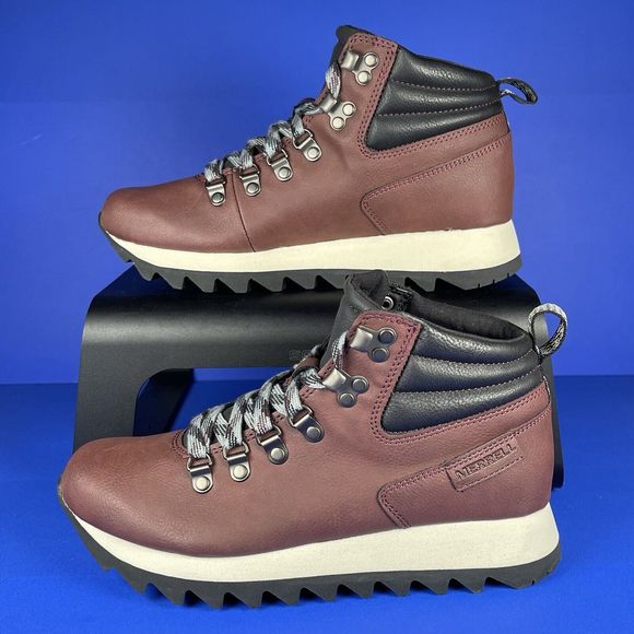Merrell‎ Women's Alpine Hiker J003772 Trekking Burgundy Boots Size 7.5 - Picture 1 of 10